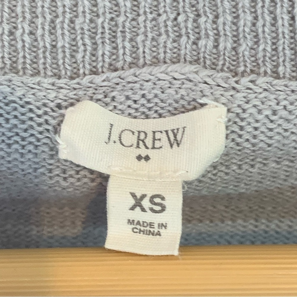 Two J. Crew Factory Periwinkle Sweaters - Picture 12 of 13